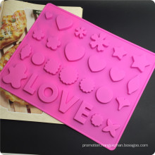 26 Cavity Different Design Silicone Mould, Non-Stick